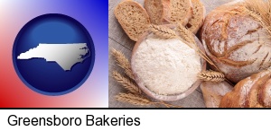 baked bakery bread in Greensboro, NC