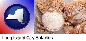 baked bakery bread in Long Island City, NY