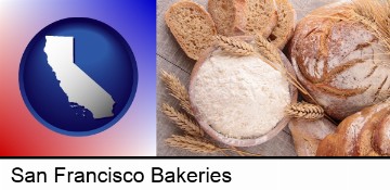 baked bakery bread in San Francisco, CA
