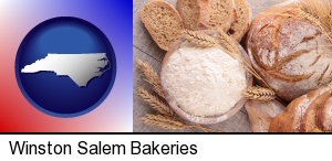 baked bakery bread in Winston Salem, NC